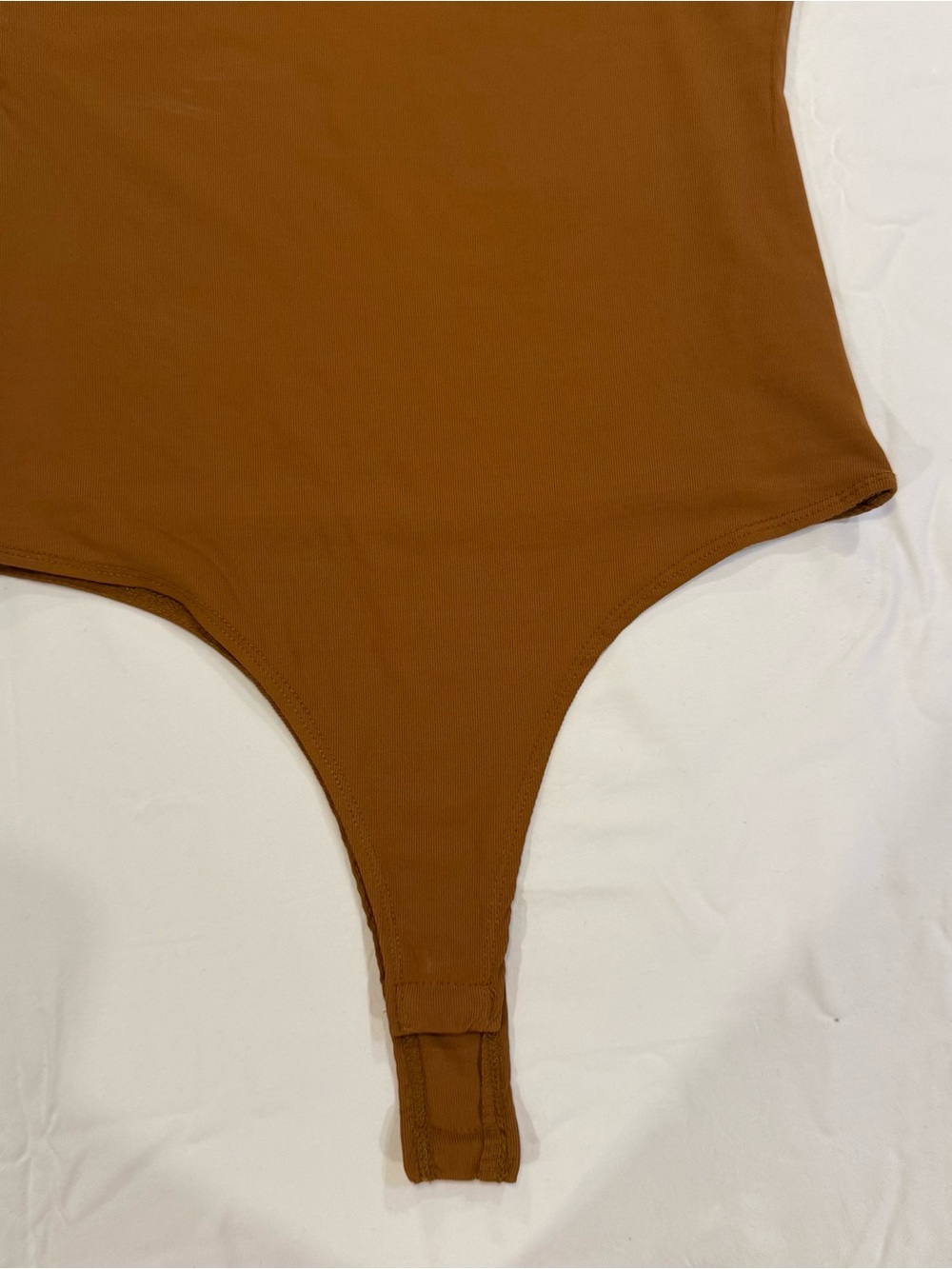 TCEC Sleeveless Mock Neck Bodysuit - Rust Brown - Picture 3 of 4